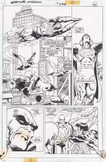 Tom Grindberg Tom Palmer | Tom Grindberg, Tom Palmer | "Adventures of Superman" #570, plansza nr 21, 1999 | Desa Unicum