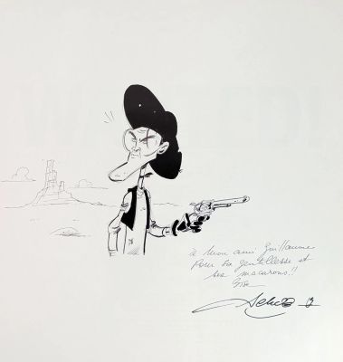 Achde Belle Dédicace... | Lot 1 - ACHDE Belle dédicace représentant Phil Defer sur la... | Vermot et Associés