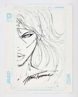 Lot 5242 - Jamie Tyndall: an original Wonder Woman artwork (DC Comics).