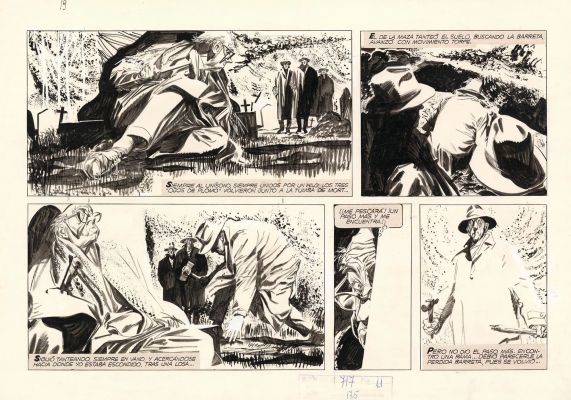 Alberto Breccia (1919-1993) | Lot 11 : Mort Cinder - Les yeux de plomb | Huberty Breyne