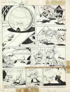 Corriere dei Piccoli #22 - tavola originale "L’astronauta Gianni con il suo assistente Rob-8" - Loose page - (1969) | Catawiki