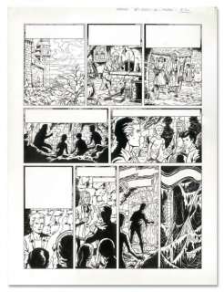 Chaillet, Gilles /Martin, Jacques Lefranc | LES PORTES DE L’ENFER. Encre | Coutau Bégarie