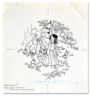 Hergé, Georges Remi Dit | TINTIN ET MIARKA, LA PETITE BOHÉMIENNE (Les bijoux | Coutau Bégarie