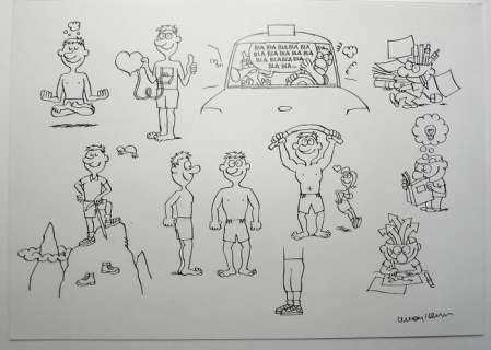 Cromheecke, Luc - 14 Originele tekeningen | Catawiki