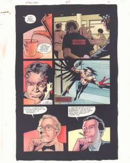 John Kalisz, Steve Yeowell, Wade Von Grawbadger - Starman #47 P.11 Color Guide Art - Clarence O‘Dare Action - 1998