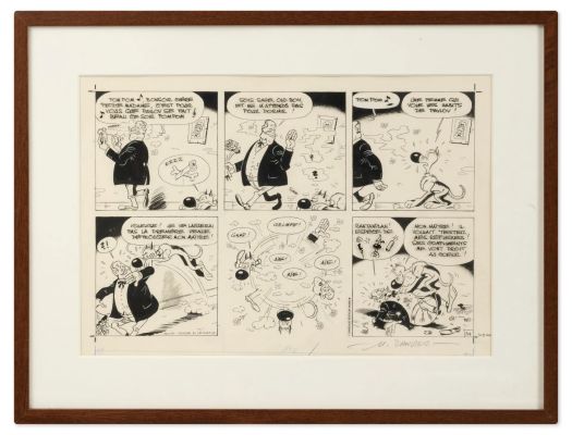 Michel Janvier Rantanplan,. Demi... | Michel JANVIER Rantanplan,. Demi planche 34. Encre... | Drouot Estimations