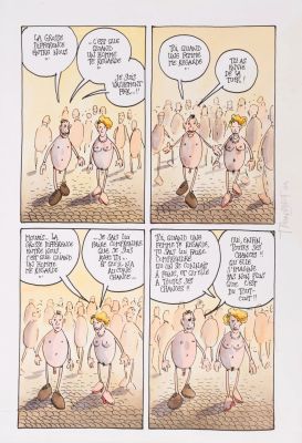 Tronchet (Didier... | Lot 41 - TRONCHET (Didier Vasseur,1958) Mise en couleur de planche... | Drouot Estimations