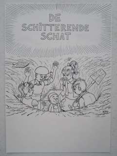 Kim Duchateau - originele tekening - De schitterende schat - Loose page | Catawiki