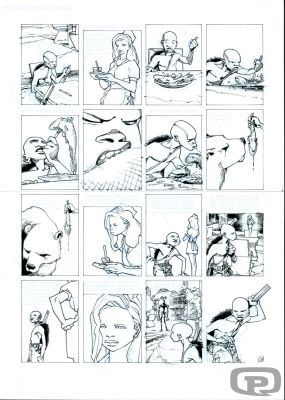 Olivier Vatine | Niourk Volume 3, Page 04 - Original Art by Olivier Vatine | Pulp’s Art
