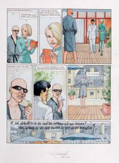 Renaud | Vénus H., planche n°46 Ã  l’encre de Chine et Ã … | Banque Dessinée