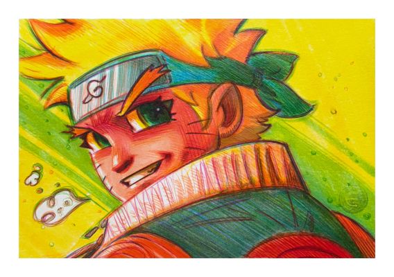 Eduardo Vieira Original Naruto Illustration | Kirby’s Comic Art