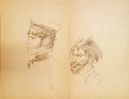 Alessandro Biffignandi - Studio originale omaggio a Corto Maltese - Loose page | Catawiki