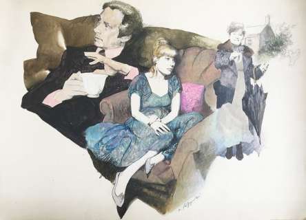 Alessandro Biffignandi - Illustrazione originale a tempera - Loose page | Catawiki