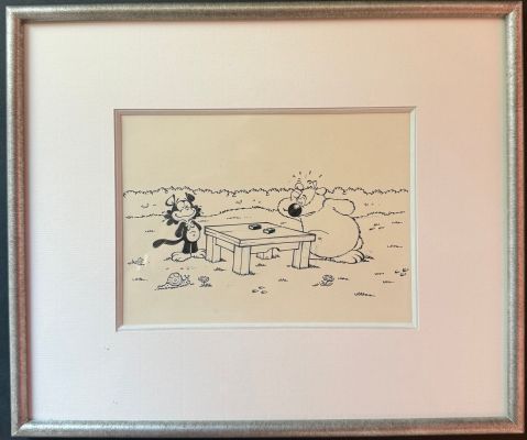 Dupa, Cubitus, Illustration... | Lot 26 - Dupa, Cubitus, illustration à l’encre de Chine et au... | Tessier Sarrou