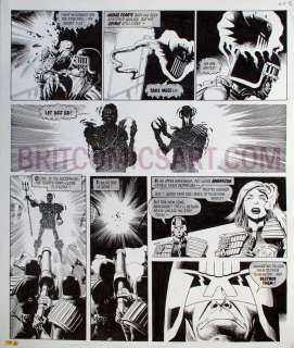 Brian Bolland - judge dredd judge death lives 2000ad prog 228 pg 18 issue 228 page 18