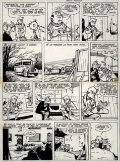 Tillieux | Gil Jourdan - La voiture immergée Belle planche bien complète | Millon