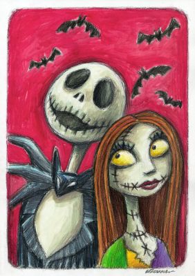 Jack & Sally – Nightmare Before Christmas | Corner4art