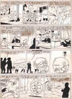 Johan et Stephane / Oncle Zigomar / Snoe en Snolleke - l’Espion Jaune / De Gele Spion ( pag. 24 ) - O.I. Ink - (1954) | Catawiki