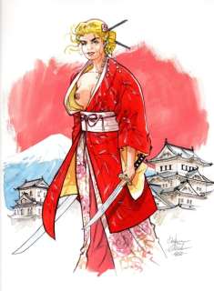 Danker Jan Oreel - Hel - Originele tekening - Hel in Japan - Loose page - (2020) | Catawiki