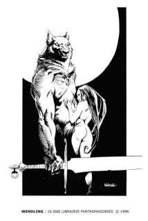 WENDLING Claire - Lot 908 - Illustration originale sur le thème de l‘héroïque fantaisie...