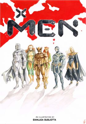 Gianluca Gugliotta | X-Men Tribute Film ‘Reservoir Dogs’ Illustration | Raremarq (Buy It Now)