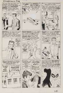 Steve Ditko original artwork for The Amazing Spider-Man #6 Page 21. | Profiles in History