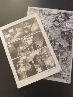 Magasin général T5 - Planche crayonnée + planche originale (p.32) - Montréal - (2009) | Catawiki