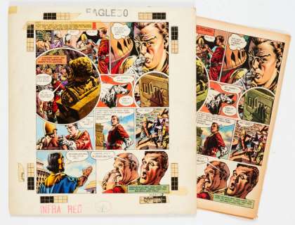 Dan Dare/Eagle original artwork (1959) by Frank Bellamy for The Eagle… | Comic Book Auctions ltd