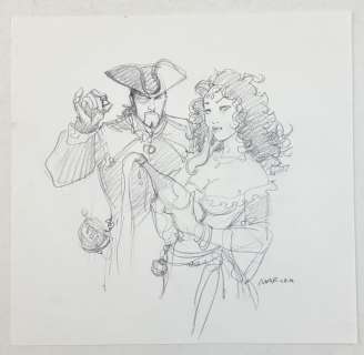 Enrico Marini - Illustrazione Originale "Lo Scorpione e Mejai" - Firmata - Loose page | Catawiki