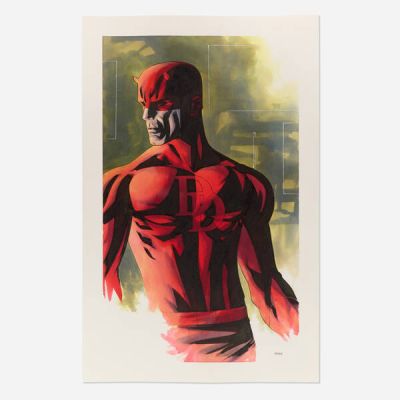 Mike McKone | Daredevil Illustration (Marvel Comics) | Landry Pop Auctions