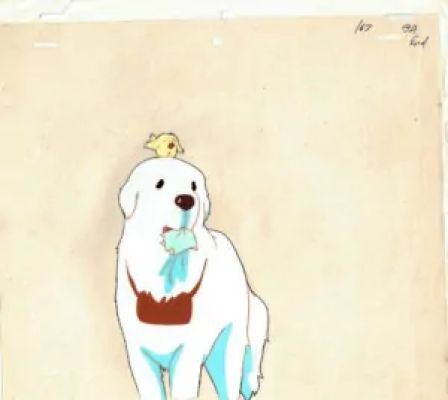 Seki Shuichi - Belle Et Sébastien | Belle et Sébastien – Belle et Pucci – Cellulo – 5015 | La Galerie de la Bande Dessinée