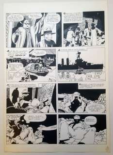 Attilio Micheluzzi - Tavola Originale n. 9 "Rosso Stenton: Shanghai" - Loose page - (1983) | Catawiki