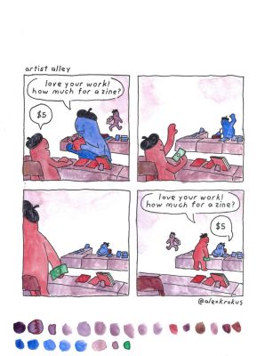 Alex Krokus | Loud & Smart & In Color - Artist Alley | Athenaeum Comic Art