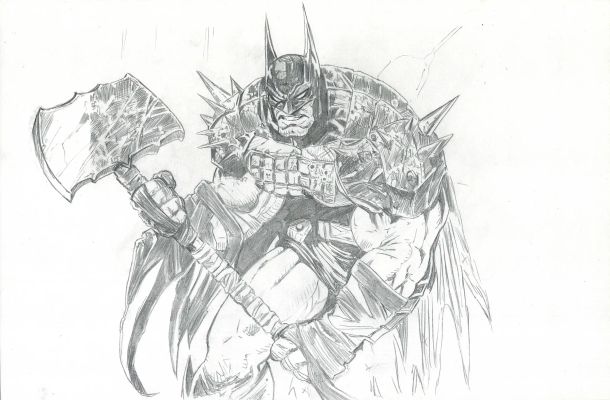 Batman Axe (Preliminary absolute Batman) | Corner4art