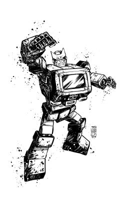 Jorge Corona | Ratchet Transformers Published Card | Kirby’s Comic Art