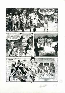 Tex n. 445 - F. Civitelli - tavola originale "Il Ritorno della Tigre Nera" - Firmata - Loose page - (1997) | Catawiki