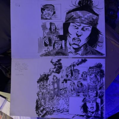 Claudio Muñoz Original Comic Book Art Pages Lot of 2 - Lautaro El Ascenso | eBay US (Buy It Now)