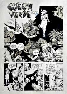 Â«Â La Grande ArnaqueÂ Â» Planche Originale n° 1 - Domingo Mandrafina