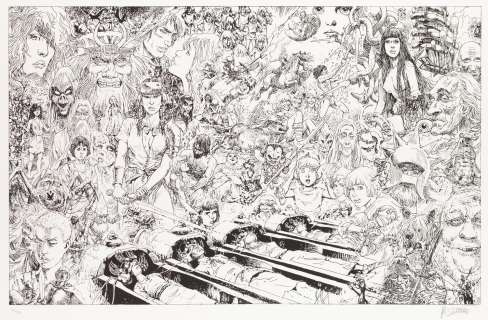 Grzegorz Rosiński (1941) | Grzegorz Rosiński (1941) | "Thorgal", serigrafia, XX w. | Desa Unicum