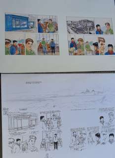 Ferrandez, Jacques - Planche originale + mise en couleur originale - Frères de terroirs - (2014) | Catawiki