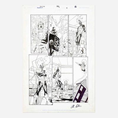 Lot 203 - Chris Batista and Dan Green, Firestorm #6 Story Page 16 Original Art (DC Comics, 2004) | Landry Pop Auctions