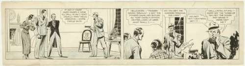 79: Raymond Secret Agent X-9 5/18/34 original comic art | Russ Cochran