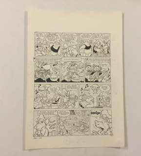 Cavazzano - Planche originale (p.12) - Basil Détective privé (1986) | Catawiki