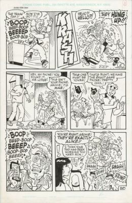 Archie 2008 Hand-inked original comic page from #584 Stan Goldberg Bob Smith p8 | eBay US (Buy It Now)