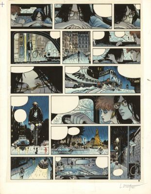 Laurent Vicomte | Bleu de mise en couleur pour la planche n°05 - L’Appel - Sasmira | Daniel Maghen