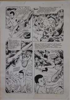 Jungle boy, Boa snake vs MONKEY, pg 18, 12x17, Crocodile, Croc | High Quality Comics