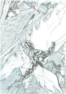 Batman in the City - DC - Original Double Page - Sergi Domenech - Original Art