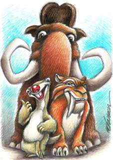 The Ice Age - Original Drawing - Joan Vizcarra - Original Art | Catawiki