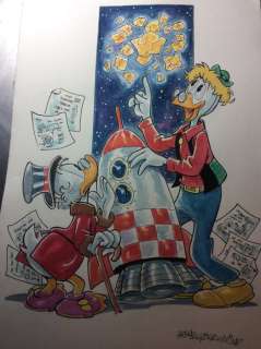 Alessandro Gottardo - Original drawing - â€œRocket modelâ€ - Loose page (2019) | Catawiki