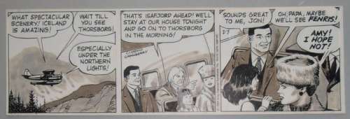 Buz Sawyer - Original Strip (10 x 32 cm.) - by JOHN CELARDO - Loose page - First edition - (1984) | Catawiki